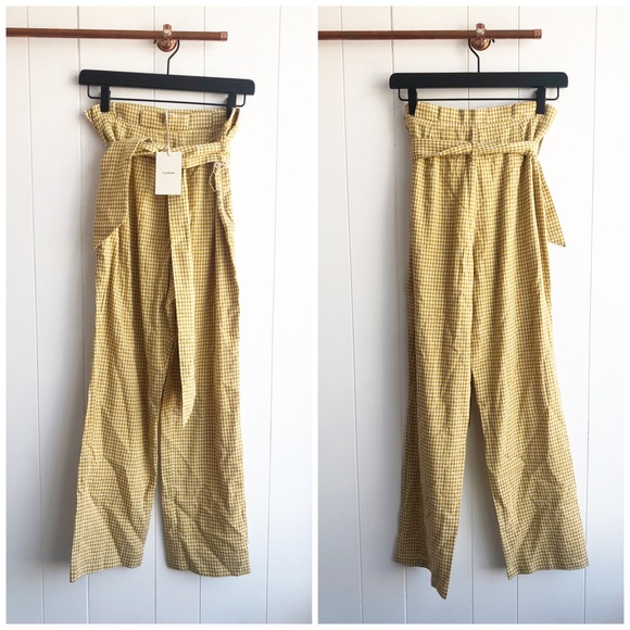 NWT Tularosa Gingham Tomasa Trousers - Picture 2 of 4